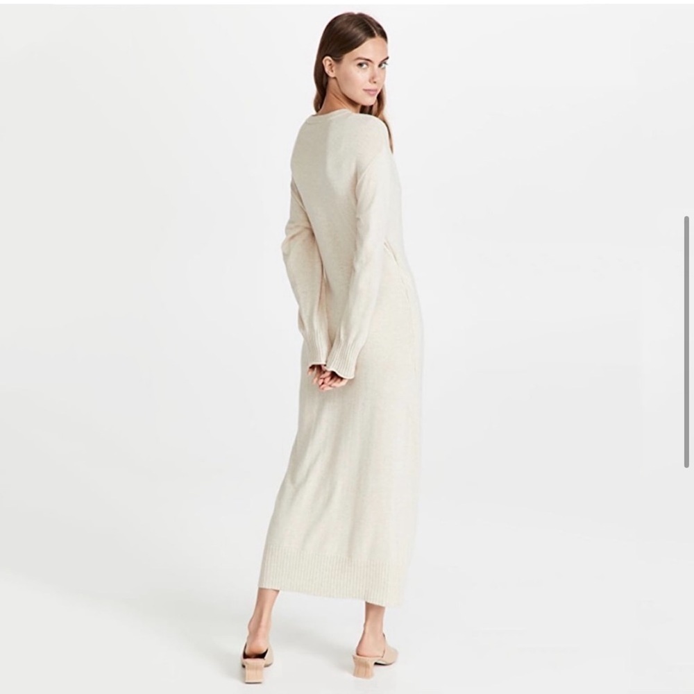 Jonathan Simkhai Evalynn wrap dress size small wool cashmere blend - Picture 12 of 13
